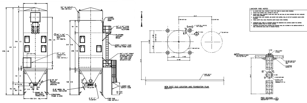 Relocated Silo Foundation