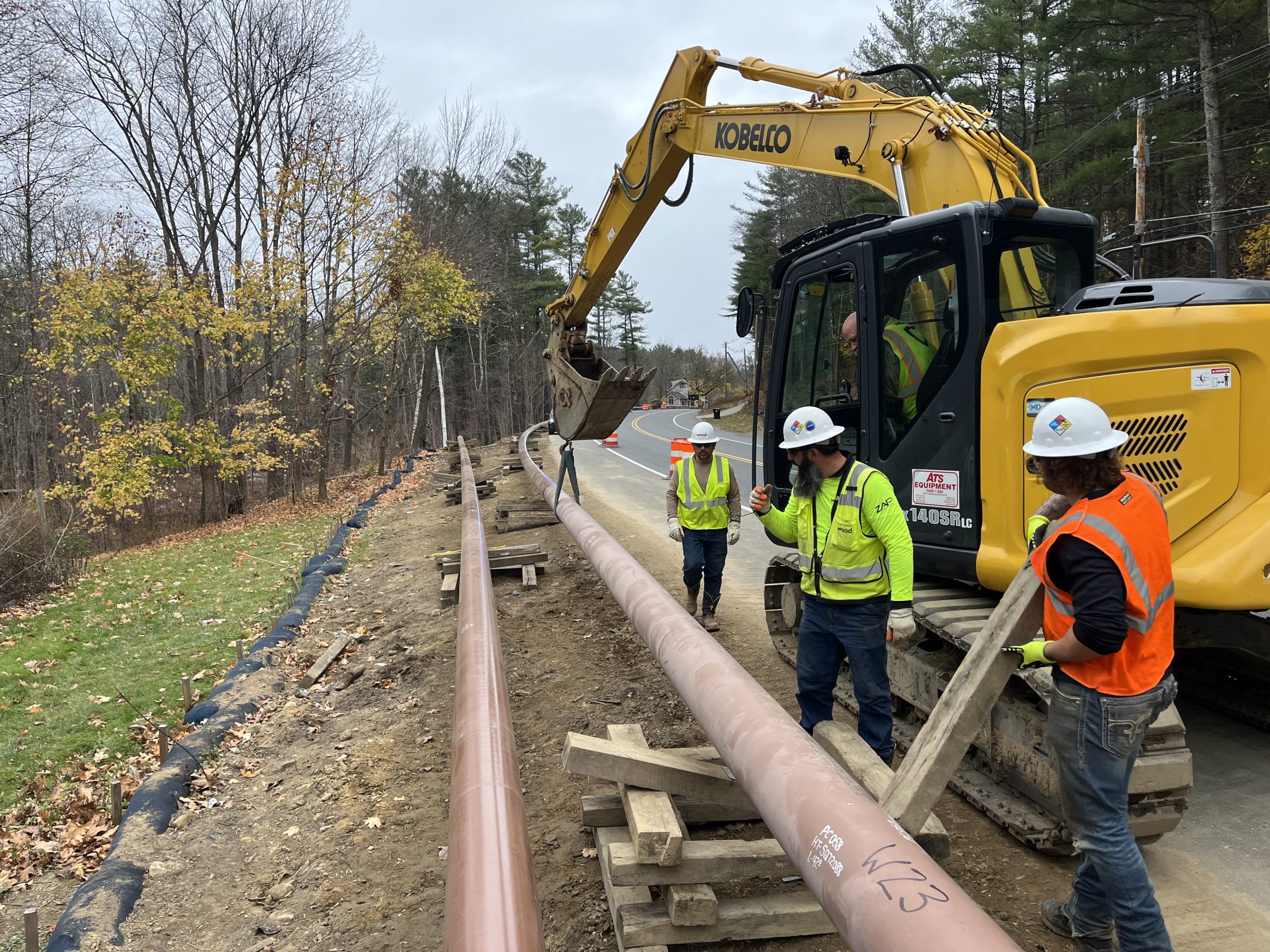 ZAP Engineering LNG interconnect pipeline and custody-transfer metering — Massachusetts
