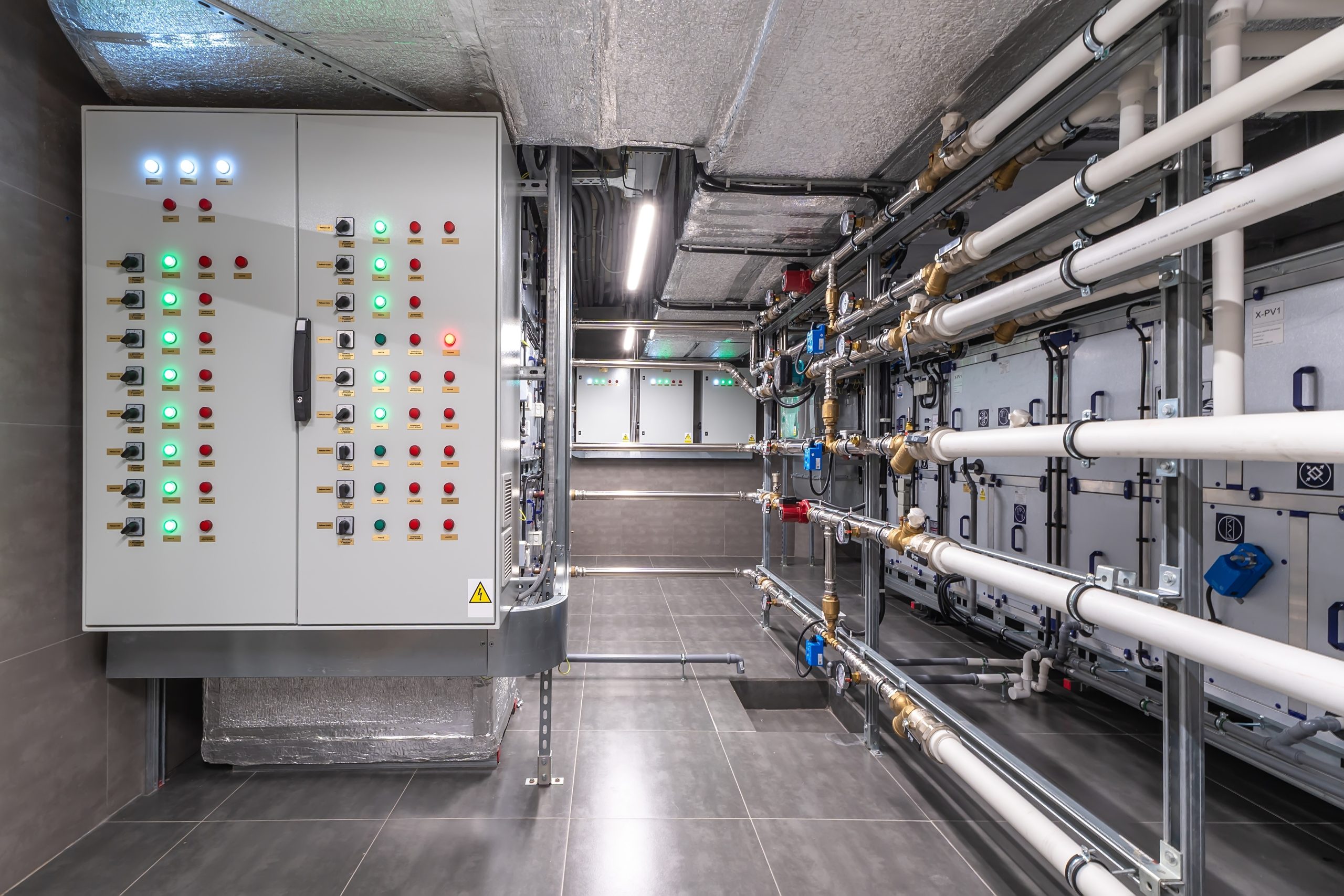 Industrial plant electrical distribution equipment